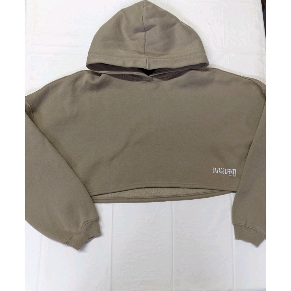 Savage X Fenty Crop Hoodie Women's Size M.     (1425)